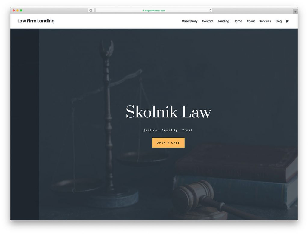 lawyer WordPress theme