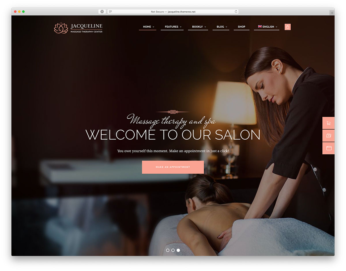 Massage WordPress theme