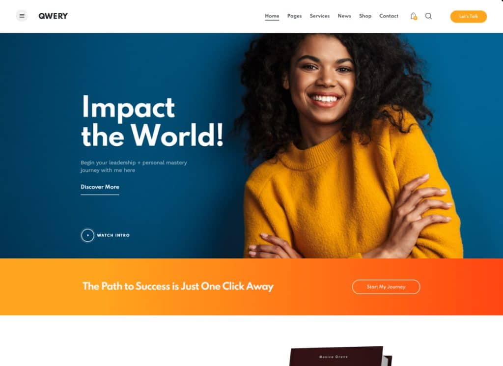 Qwery | Multi-Purpose Business WordPress & WooCommerce Theme + ChatGPT