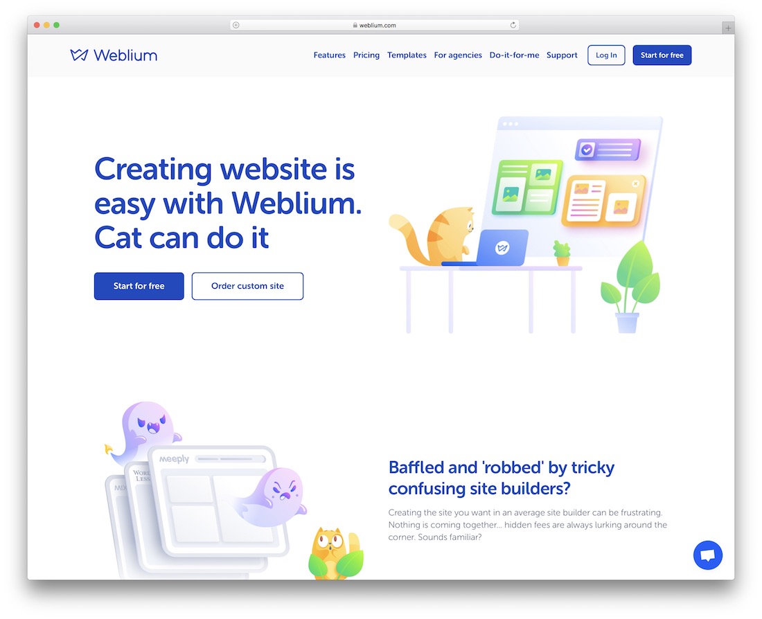 weblium free website builder
