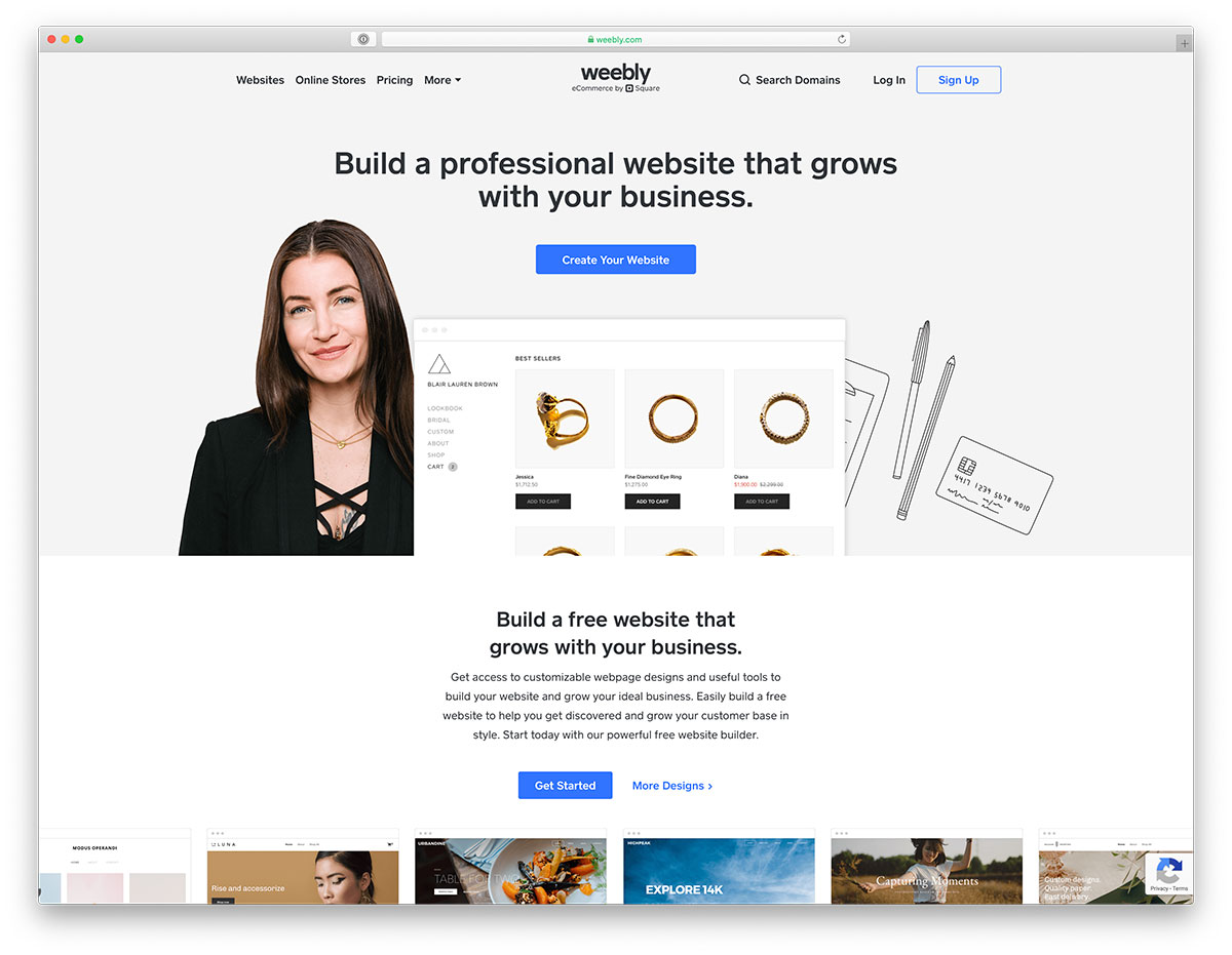 Weebly - beautiful drag and drop website builder for beginners