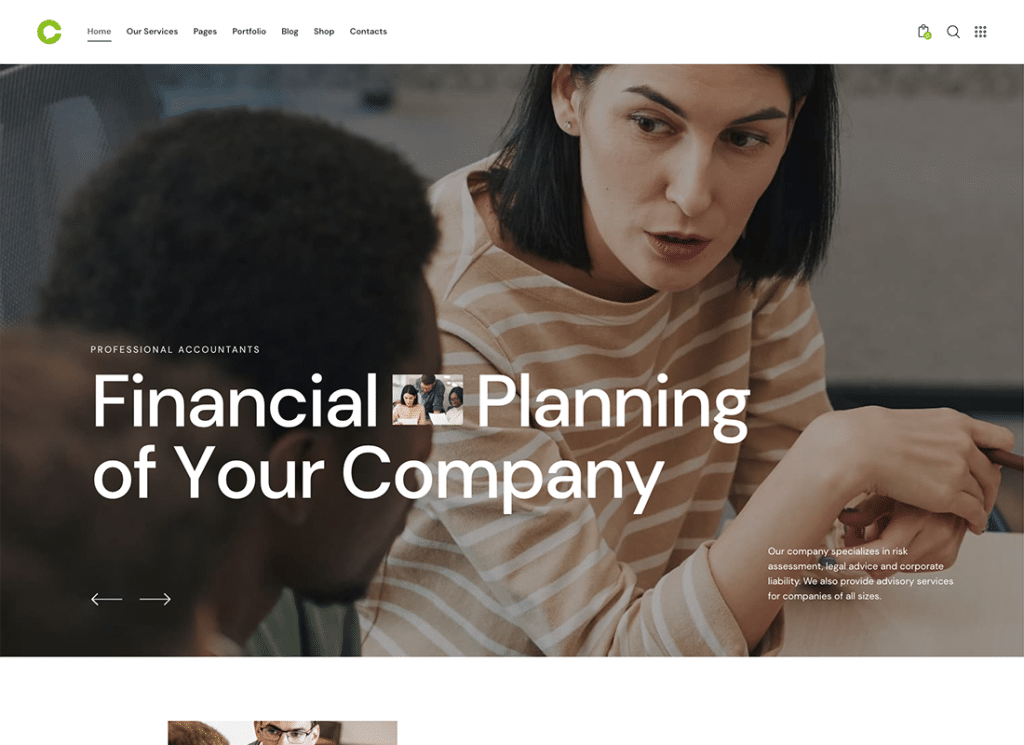 Consultor - Business Financial Advisor WordPress Theme