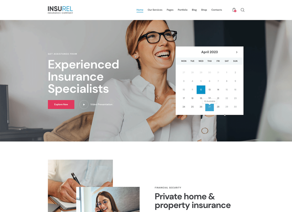 InsuRel - Insurance & Finance Theme